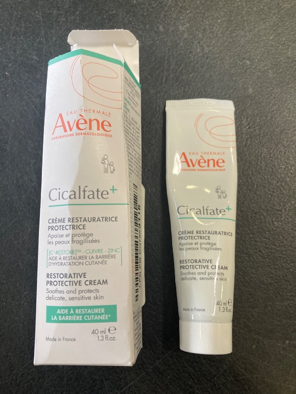 Photo 1 of Avène Cicalfate+ Restorative Protective Cream, postbiotic skincare for sensitive skin, helps restore skin barrier, face and body, safe for infants, children and adults, 1.3 Fl Oz