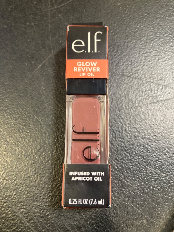 Photo 1 of e.l.f. Glow Reviver Lip Oil, Nourishing Tinted Lip Oil For A High-shine Finish, Infused With Jojoba Oil, Vegan & Cruelty-free, Money Mauve