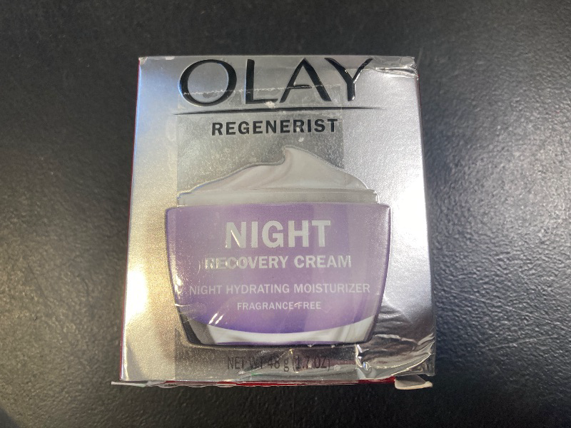 Photo 1 of Olay Night Cream Regenerist Night Recovery Anti-Aging Face Moisturizer 1.7 oz