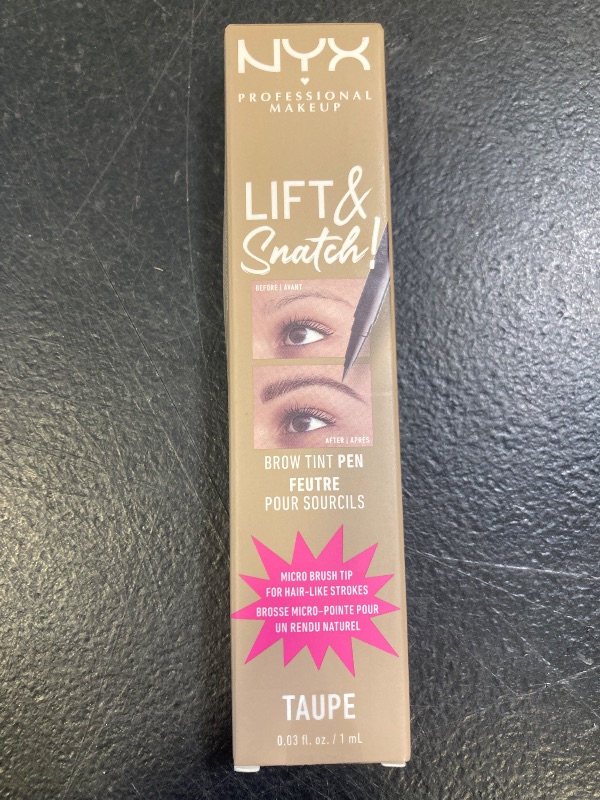 Photo 1 of NYX PROFESSIONAL MAKEUP Lift & Snatch Eyebrow Tint Pen, Taupe
