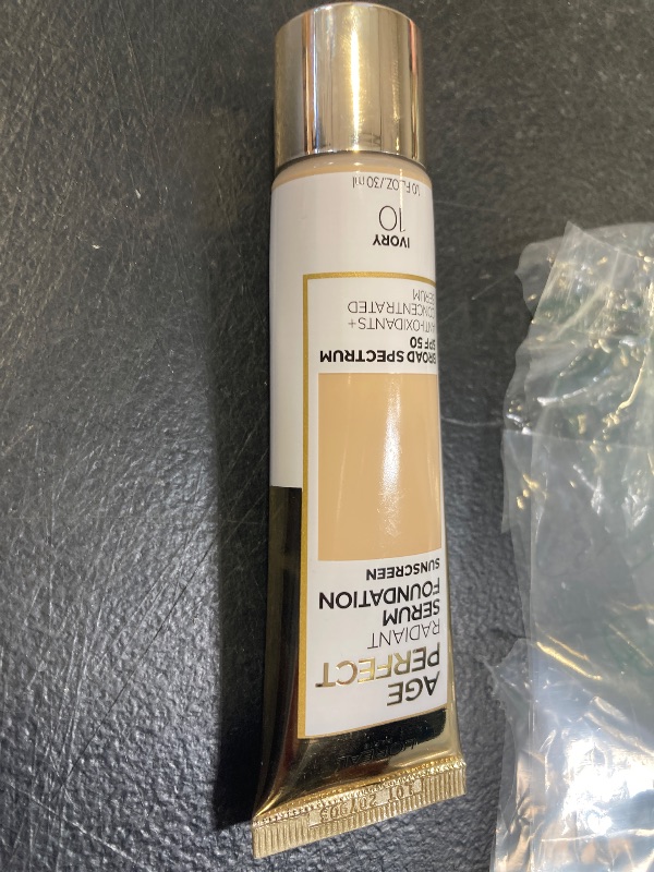 Photo 1 of L'Oreal Paris Age Perfect Radiant Serum Foundation with SPF 50, Ivory, 1 fl. oz.