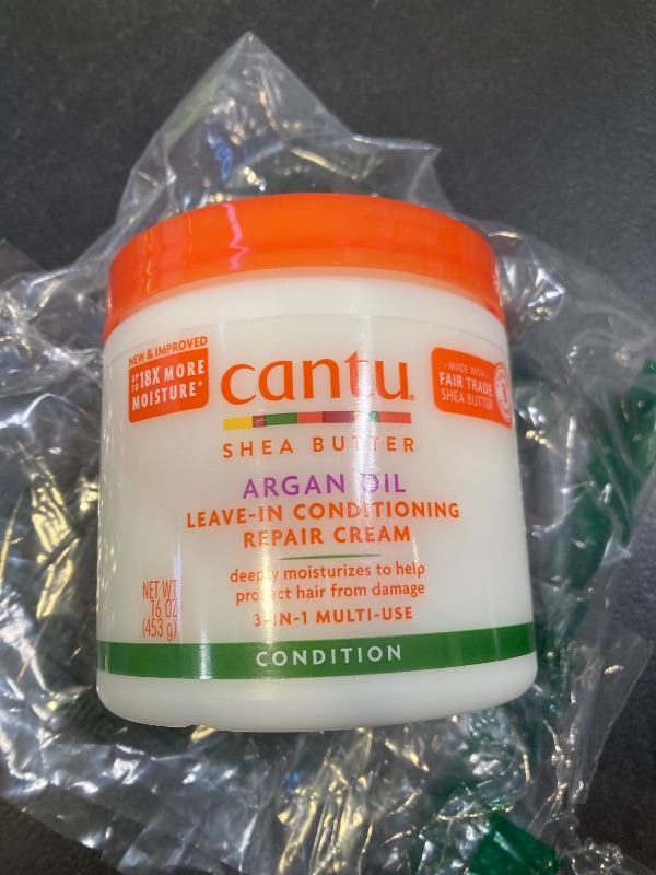 Photo 1 of Cantu Leave-In Conditioning Repair Cream with Argan Oil, 16 oz
