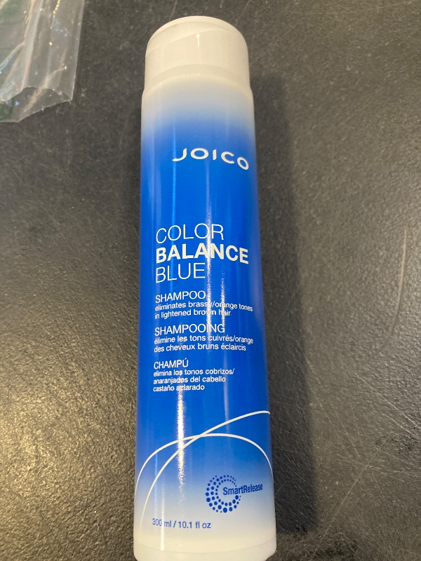 Photo 1 of Joico Color Balance Blue Shampoo | For Lightened Brown Hair | Eliminate Brassy Orange Tones | Boost Color Vibrancy & Shine | UV Protection | With Rosehip Oil & Green Tea Extract | 10.1 Fl Oz