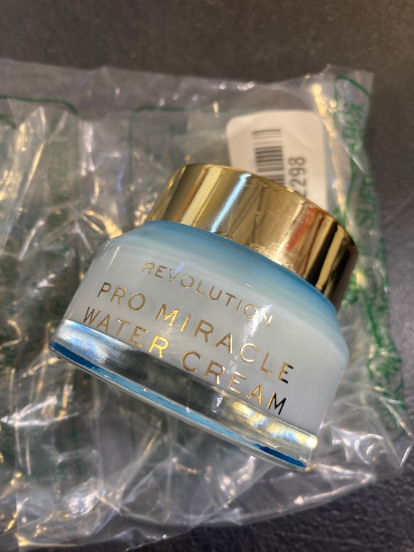 Photo 1 of Revolution Pro Miracle Water Cream, Dermatologist-Recommended Hydrating Moisturizer & Water Gel Cream with Hyaluronic Acid & Niacinamide, Vegan & Cruelty-Free, 1 oz