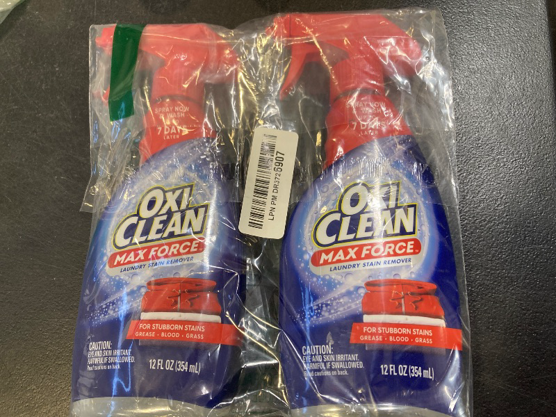 Photo 1 of OxiClean Max Force Laundry Stain Remover Spray, 12 Fl. Oz, 3-Pack?