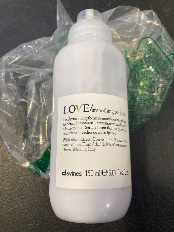 Photo 1 of Davines LOVE Smoothing Perfector, Thermal Serum For Coarse Or Frizzy Hair, Tame And Nourish, 5 fl. oz.