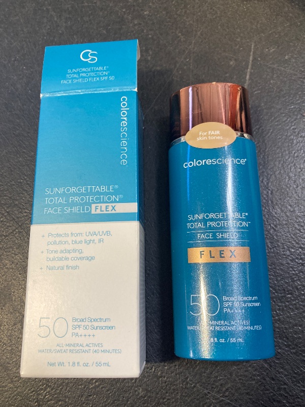 Photo 1 of Colorescience Total Protection Face Shield Flex SPF 50, Zinc Oxide Formula, Fair, 1.8 fl. oz (Pack of 1)