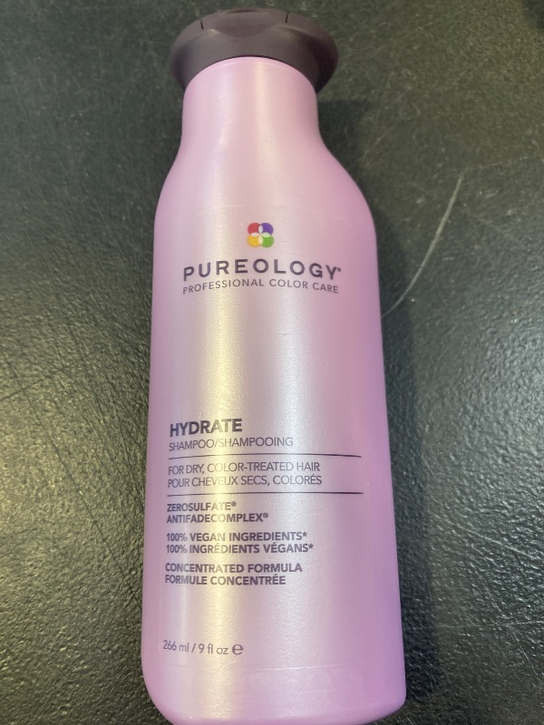 Photo 1 of Pureology Hydrate Moisturizing Shampoo | Softens and Deeply Hydrates Dry Hair | For Medium to Thick Color Treated or Natural Hair | Sulfate Free Shampoo | Vegan