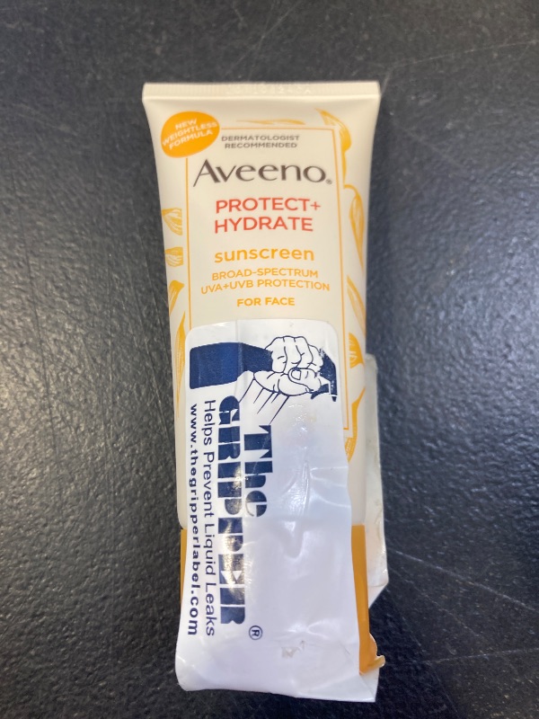Photo 1 of Aveeno Protect + Hydrate Sunscreen Moisturizing Face Lotion with Broad Spectrum SPF 60 and Prebiotic Oat, Paraben, Phthalate, Oxybenzone and Oil Free Sunscreen for Sensitive Skin, 2.0 FL OZ