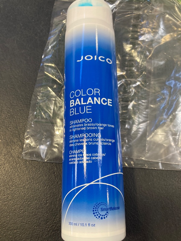 Photo 1 of Joico Color Balance Blue Shampoo | For Lightened Brown Hair | Eliminate Brassy Orange Tones | Boost Color Vibrancy & Shine | UV Protection | With Rosehip Oil & Green Tea Extract | 10.1 Fl Oz