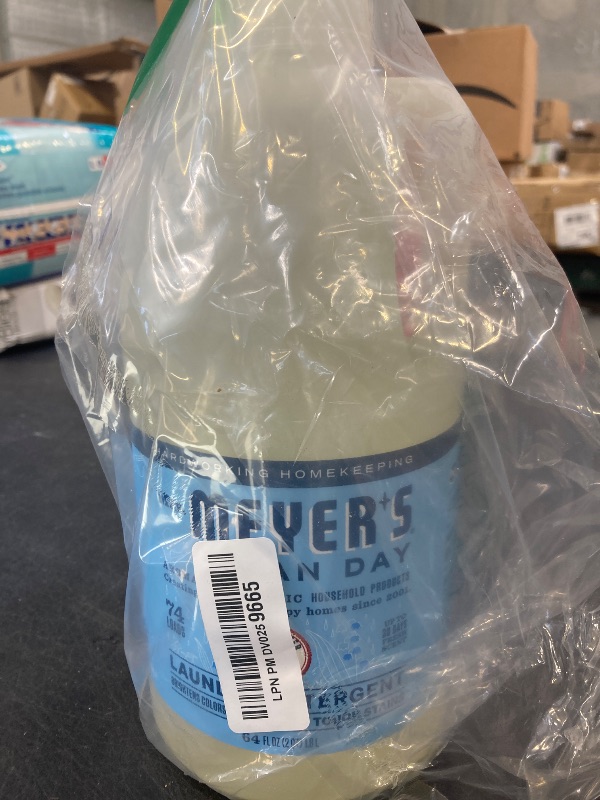 Photo 1 of MRS. MEYER'S CLEAN DAY Laundry Detergent, Rain Water Scent, 64 Ounce Bottle