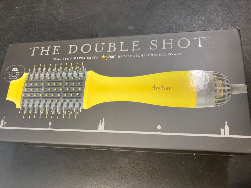 Photo 1 of Drybar The Double Shot Oval Blow Dryer Brush | Brush and Blow Dryer in One, Lightweight Blowout Brush for Long Hair and Volume with 3 Temps for Customized Hair Styling