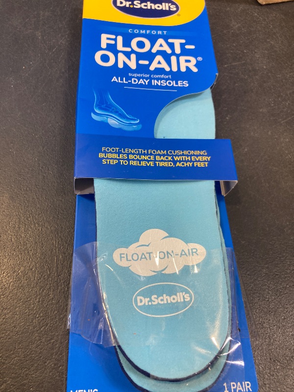 Photo 1 of Dr. Scholl's Float-On-Air Comfort Insoles, Men, 1 Pair, Full Length