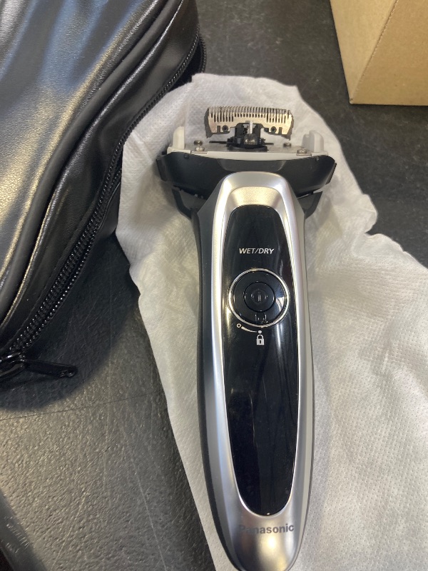 Photo 1 of Panasonic ARC5 Electric Razor for Men with Pop-Up Trimmer, Wet/Dry 5-Blade Electric Shaver with Intelligent Shave Sensor and Multi-Flex Pivoting Head – ES-LV65-S (Silver)