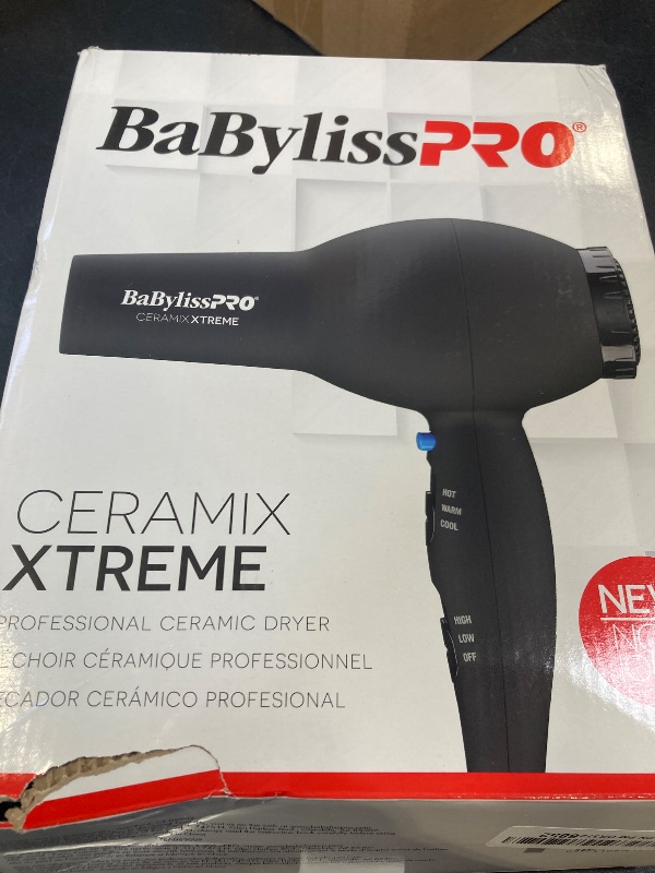 Photo 1 of BaBylissPRO Hair Dryer, Ceramix Xtreme 2000-Watt Blow Dryer, Hair Styling Tools & Appliances, BX2000