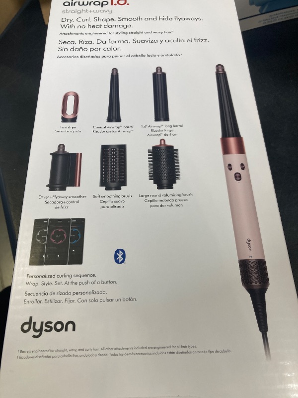 Photo 1 of Dyson Airwrap i.d.™ Multi - Styler and Dryer Straight + Wavy in Ceramic Pink and Rose Gold
