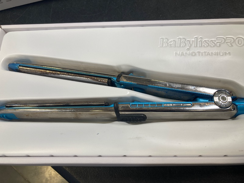 Photo 1 of BaBylissPRO Nano Titanium Flat Iron Hair Straightener, 1" Prima Iconic Hair Straightener Iron & Curling Iron for Professional Salon Results and All Hair Types