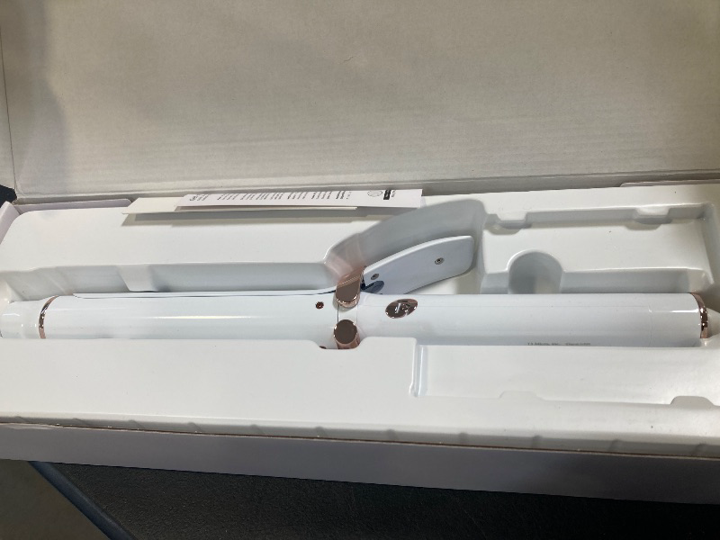 Photo 1 of T3 SinglePass Curl X Extra-Long Barrel Curling Iron with 9 Heat Settings and Ceramic Barrel for Fast Styling and Lasting Results on All Hair Types