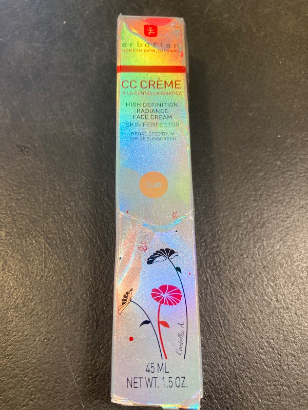 Photo 1 of Erborian Color Correcting CC Cream with Centella Asiatica, Fair (Clair) - Light Multi-Purpose Facial Concealer with Illuminating Finish Soothes & Hydrates - SPF Korean Skincare Skin Perfector - 1.5 Oz