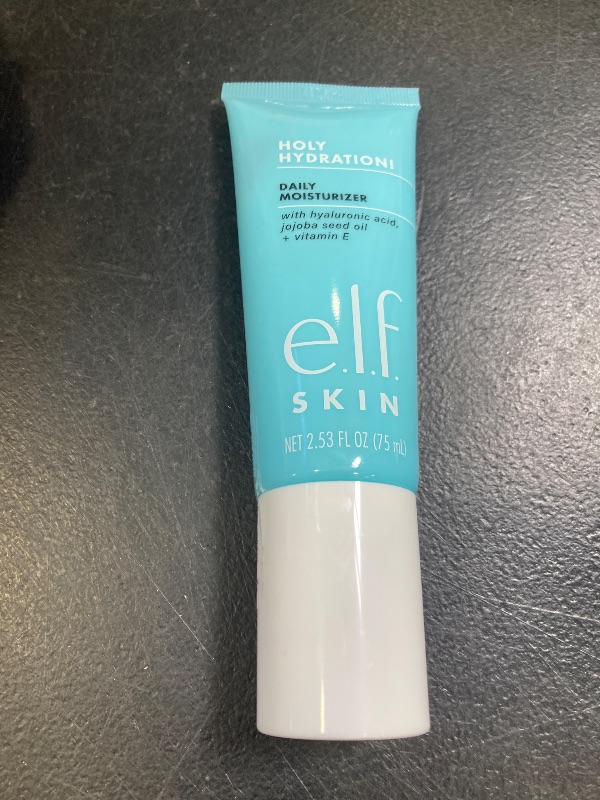 Photo 1 of e.l.f. SKIN Holy Hydration! Daily Hydration Moisturizer, Ultra-Hydrating Formula, Infused with Aloe, Jojoba Oil & Shea Butter, Vegan & Cruelty-Free, 2.53 Fl Oz