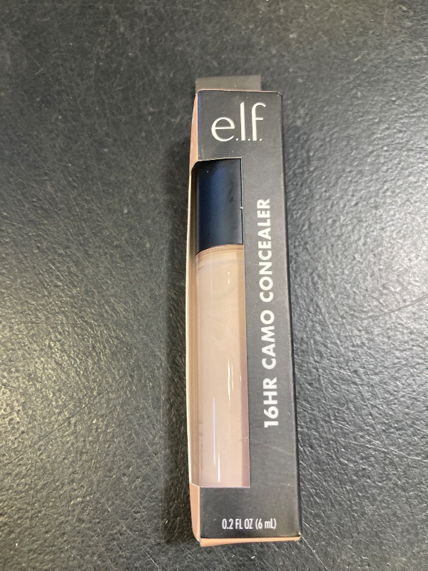 Photo 1 of e.l.f. 16HR Camo Concealer, Full Coverage, Highly Pigmented Concealer With Matte Finish, Crease-proof, Vegan & Cruelty-Free, Light Ivory, 0.203 Fl Oz