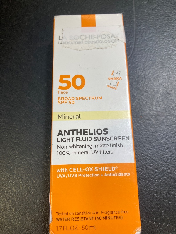 Photo 1 of La Roche-Posay Anthelios Mineral Ultra-Light Face Sunscreen SPF 50, Zinc Oxide Sunscreen for Face, 100% Mineral Sunblock, Oil Free for Sensitive Skin, Daily Sun Protection