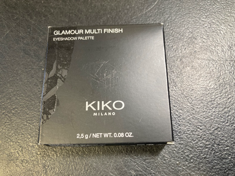 Photo 1 of KIKO Milano Glamour Multi Finish Eyeshadow Palette 01 | Palette With 9 Eyeshadows In Different Finishes