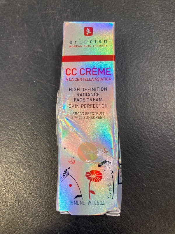 Photo 1 of Erborian Color Correcting CC Cream with Centella Asiatica, Fair (Clair) - Light Multi-Purpose Facial Concealer with Illuminating Finish Soothes & Hydrates - SPF Korean Skincare Skin Perfector - 0.5 Oz