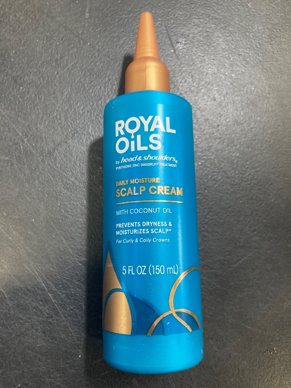 Photo 1 of Head & Shoulders Scalp Cream Treatment, Daily Moisture, Anti Dandruff, Royal Oils Collection with Coconut Oil, Scalp Care for Natural and Curly Hair, 5.0 fl oz