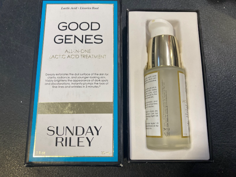 Photo 1 of Sunday Riley Good Genes All-in-One Lactic Acid Treatment Face Serum 1.0oz