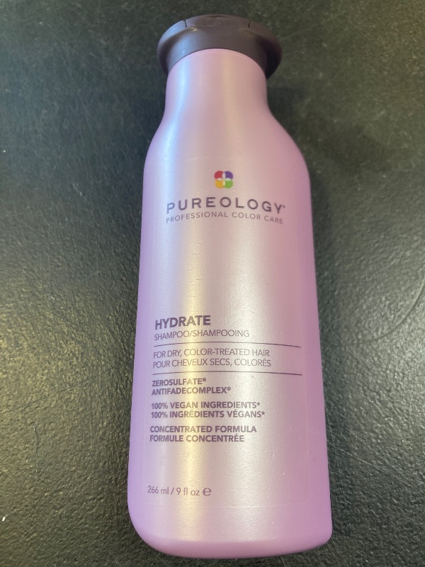 Photo 1 of Pureology Hydrate Moisturizing Shampoo | Softens and Deeply Hydrates Dry Hair | For Medium to Thick Color Treated or Natural Hair | Sulfate Free Shampoo | Vegan