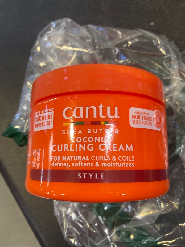 Photo 1 of Cantu Coconut Curling Cream with Shea Butter for Natural Hair, 12 oz