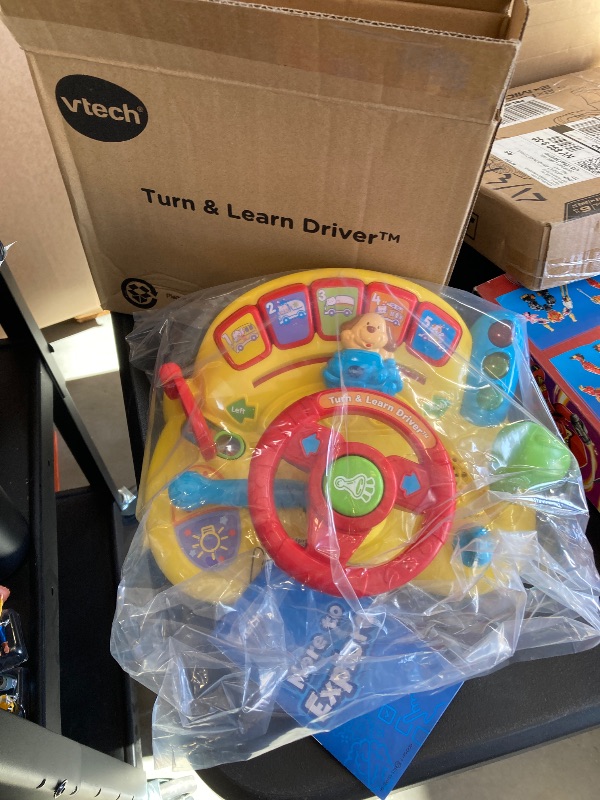 Photo 1 of VTech Turn and Learn Driver (Frustration Free Packaging), Yellow