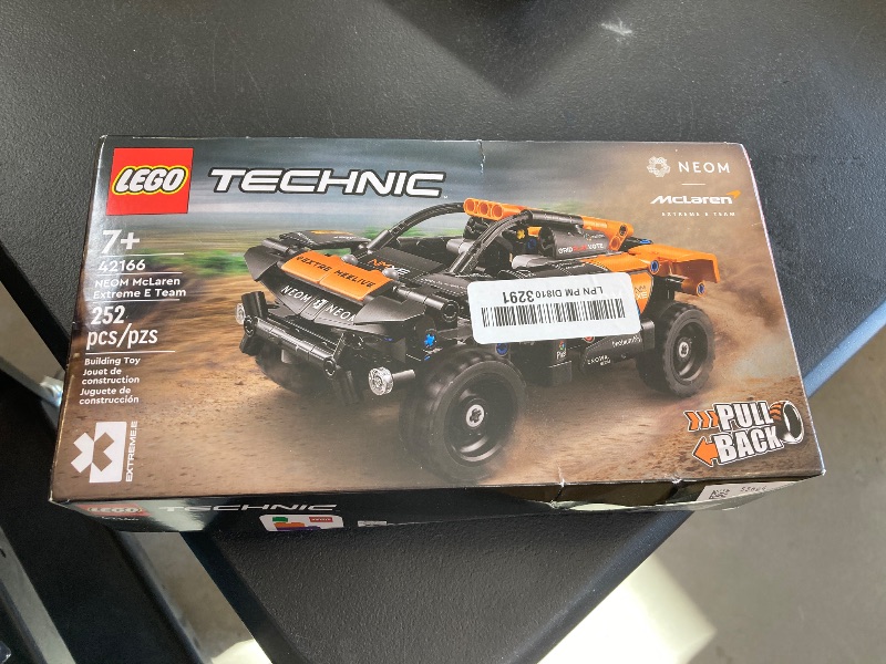 Photo 1 of LEGO Technic NEOM McLaren Extreme E Race Car, Off-Road Pull Back Car Toy for Action Vehicle Role Play, Cool Toy for 7 Year Olds, McLaren Car Toy Gift Idea for Boys, Girls and Kids, 42166