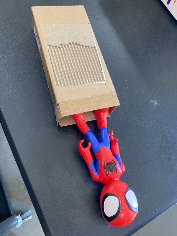 Photo 1 of Spidey and His Amazing Friends Supersized Spidey 9-inch Action Figure, Preschool Super Hero Toy for Kids Ages 3 and Up