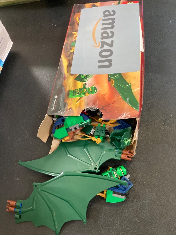 Photo 1 of LEGO NINJAGO Lloyd's Green Forest Dragon Toy - Pretend Play Building Toy for Boys and Girls, Ages 6+ - Birthday Gift for Kids - Dragon Figurine with 2 Minifigures for Kids - 71829