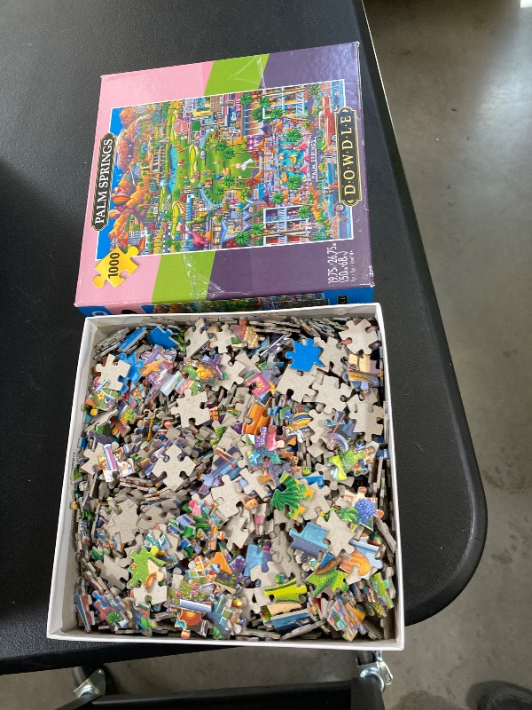 Photo 1 of Buffalo Games - Eric Dowdle - Palm Springs - 1000 Piece Jigsaw Puzzle for Adults -Challenging Puzzle Perfect for Game Nights - Finished Size is 26.75 x 19.75