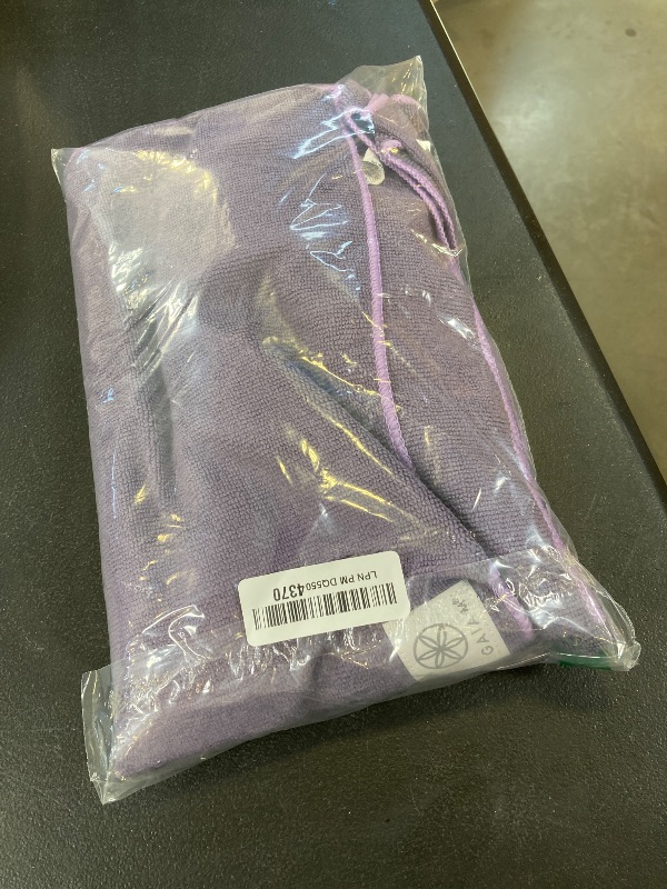 Photo 1 of Gaiam Yoga Mat Towel Microfiber Mat-Sized Yoga Towel for Hot Yoga (68" L x 24" W), Heron Lilac