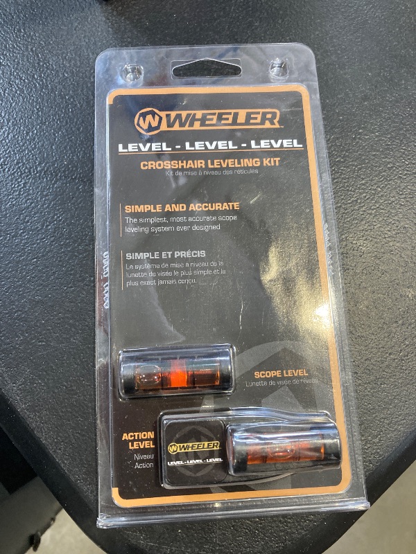 Photo 1 of Wheeler Engineering Level, Mounting Leveling Tool with Magnetic Base and Adaptable Design for Scope Mounting, Gunsmithing, and Maintenance, Color may vary