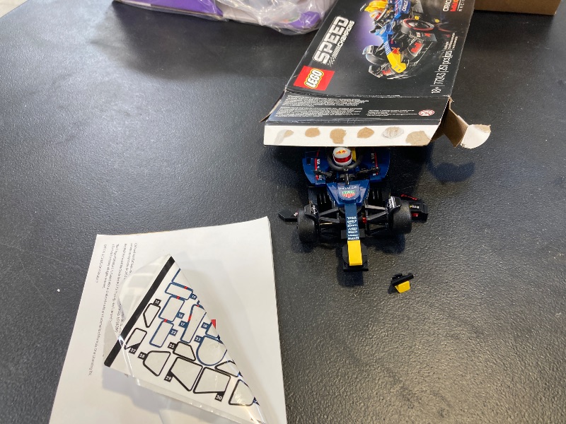 Photo 1 of LEGO Speed Champions Oracle Red Bull Racing RB20 F1 Race Car Model Kits - Building Set for Adults, Ages 18+ with Realistic Features - Red Bull F1 DIY Crafts for Display - Gift Idea for F1 Fans - 77243
