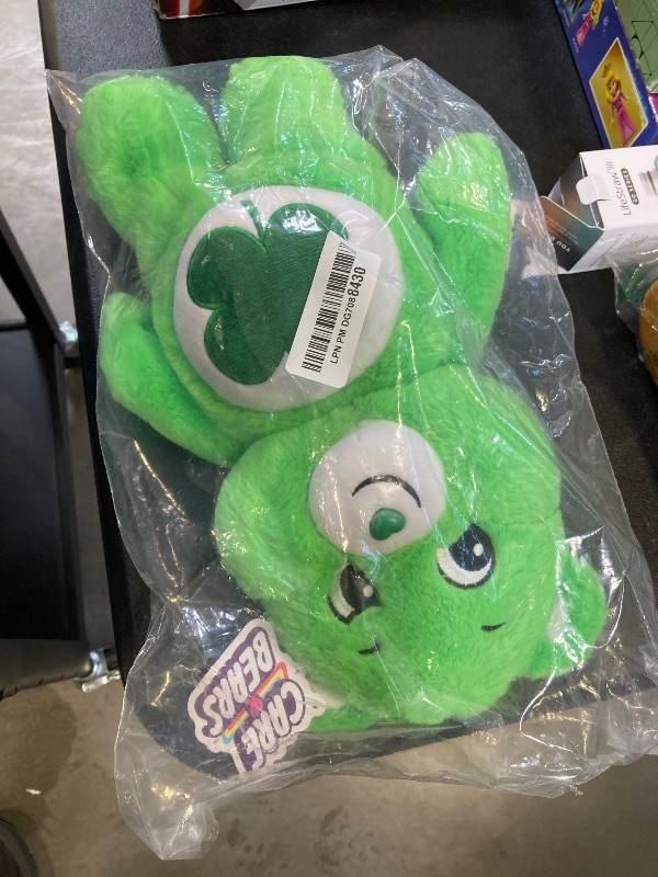 Photo 1 of Care Bears 14" Good Luck Bear Plushie - Medium Size - Green Plush for Ages 4+ – Perfect Stuffed Animal Holiday, Birthday Gift, Super Soft and Cuddly – Gift For Girls and Boys, Collectors