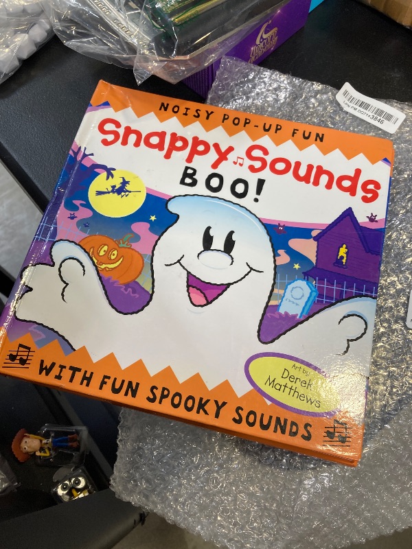 Photo 1 of Snappy Sounds: Boo! Noisy Pop-Up Fun with Fun Spooky Sounds Hardcover