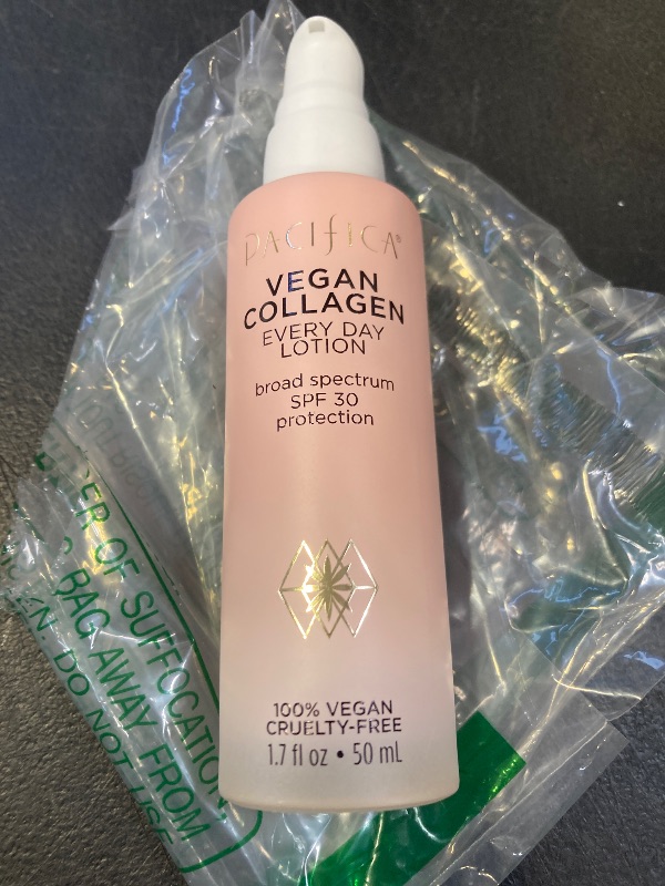 Photo 1 of Pacifica Face Moisturizer - Vegan Collagen Face Lotion SPF 30 Broad Spectrum Sunscreen Every Day Face Lotion, UVA/UVB Protection for All Skin Types, Lightweight, Hydrating, Cruelty Free