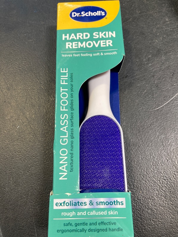 Photo 1 of Dr. Scholl's Hard Skin Remover Nano Glass Foot File - Foot Callus Remover, Durable Foot Scrubber, Dead Skin Remover, Hygienic Pedicure Tool, Long Lasting Foot Buffer, Soft Smooth Feet