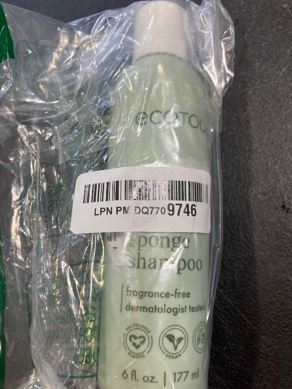 Photo 1 of EcoTools Cleanser Shampoo for Makeup Brush/Sponge/Puffs, Remove Makeup & Impurities, Fragrance-Free, No Harsh Chemicals, Vegan & Cruelty-Free, 6 fl.oz./177 ml, 1 Count