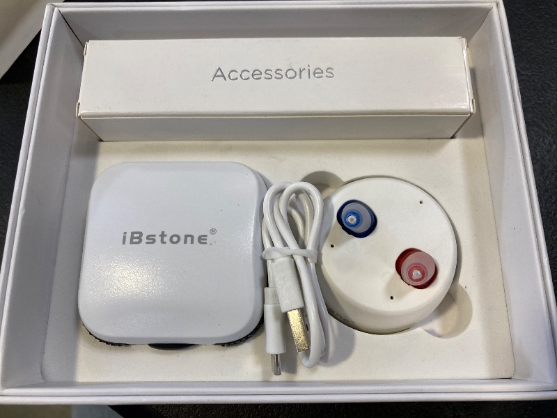 Photo 1 of iBstone Hearing Aids, Rechargeable Hearing Aids to Assist Hearing for Seniors Adults, Mini Completely-in-Canal Digital Hearing Devices with Noise Cancellation, OTC, Pair, 2024 Version