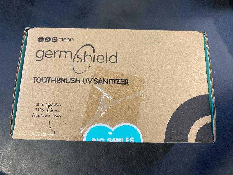 Photo 1 of TAO Clean Germ Shield UV Toothbrush Sanitizer – Universal Cleaning Station that Accommodates all Manual and Electric Toothbrushes, Travel Friendly, Kills 99.9% of Germs