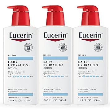 Photo 1 of Eucerin Daily Hydration Lotion, Fragrance Free 16.9 oz 3 Pack