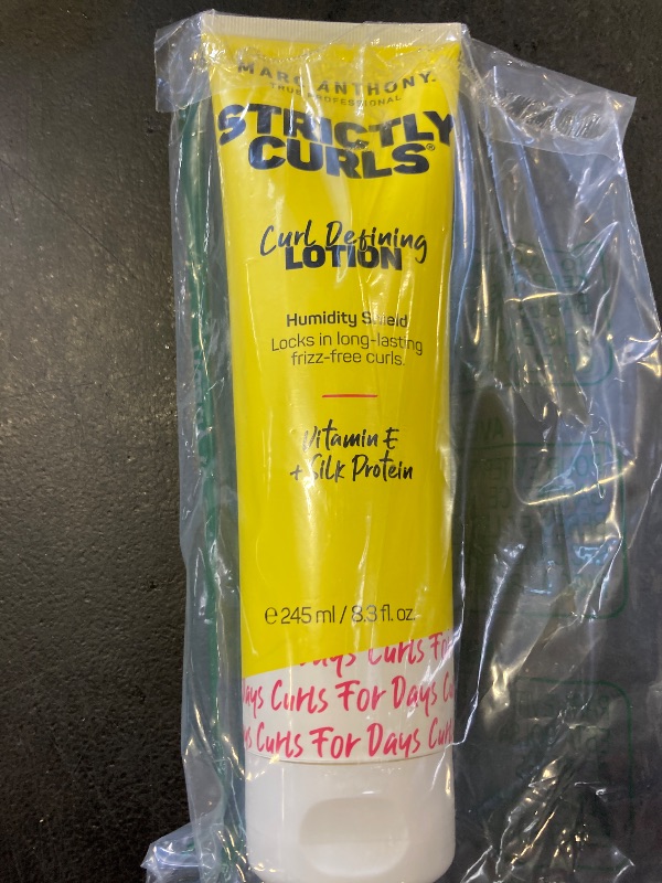 Photo 1 of Marc Anthony Curl Defining & Enhancing Lotion, Strictly Curls - Moisturizing Detangler with Vitamin E & Silk Protein for Long-Lasting Frizz-Free - Bounce & Shine For Wavy, Dry or Damaged Hair