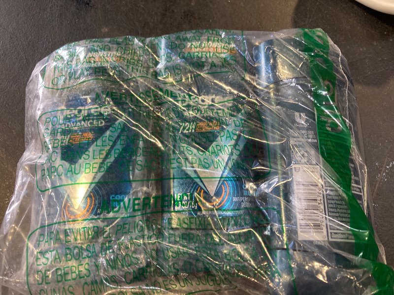 Photo 1 of Degree Men Advanced Protection Antiperspirant Deodorant Cool Rush 4 count 72-Hour Sweat and Odor Protection Antiperspirant For Men With MotionSense Technology 2.7 oz